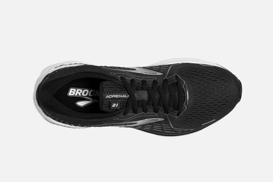 Brooks Adrenaline Gts 21 Road Löparskor Dam - Svarta/Vita - 8752-ILHGT